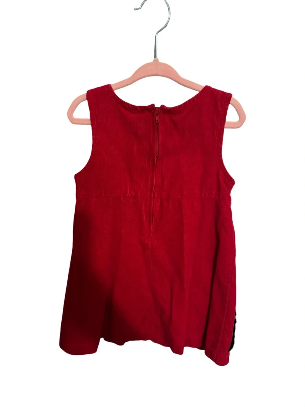 Bonnie Jean Red Corduroy Scottie Dog Dress Girls 2T Holiday Christmas